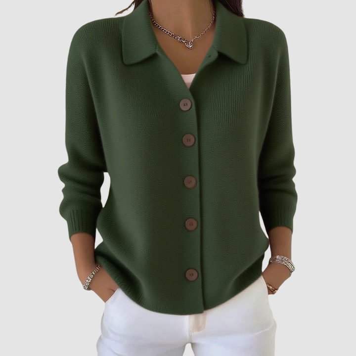 Elena | Cardigan in Maglia con Bottoni