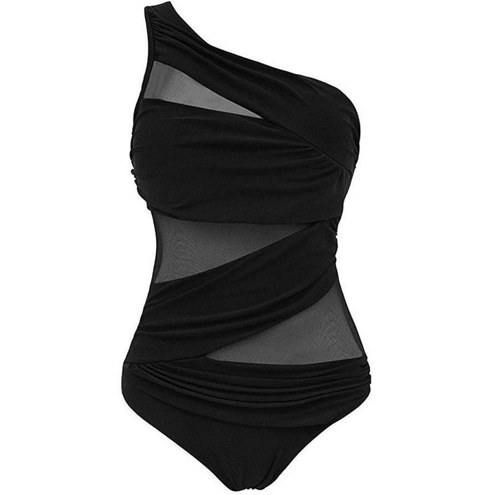Nayla | Il Tuo Elegante Costume da Bagno a Spalla Unica in Taglie Comode