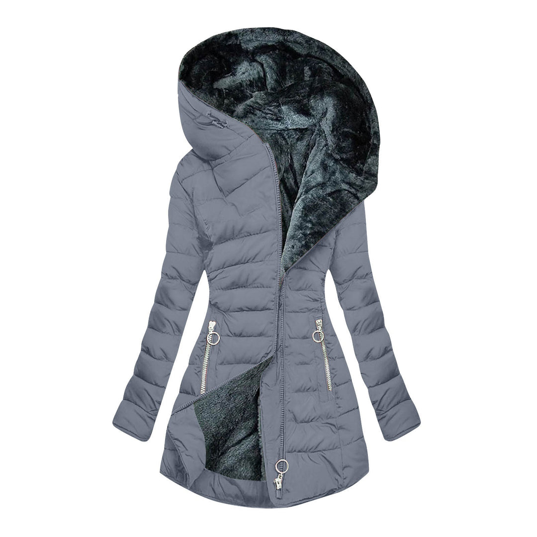 Chiara – Giacca in Piuma Invernale con Cappuccio