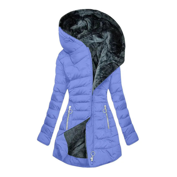 Chiara – Giacca in Piuma Invernale con Cappuccio
