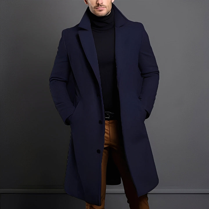 Ruggero™ | Elegante Cappotto di Lana per Uomo