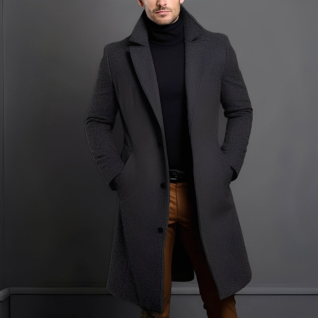 Ruggero™ | Elegante Cappotto di Lana per Uomo